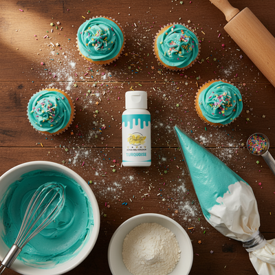 Bakette Icing Gel Colour Turquoise 21g