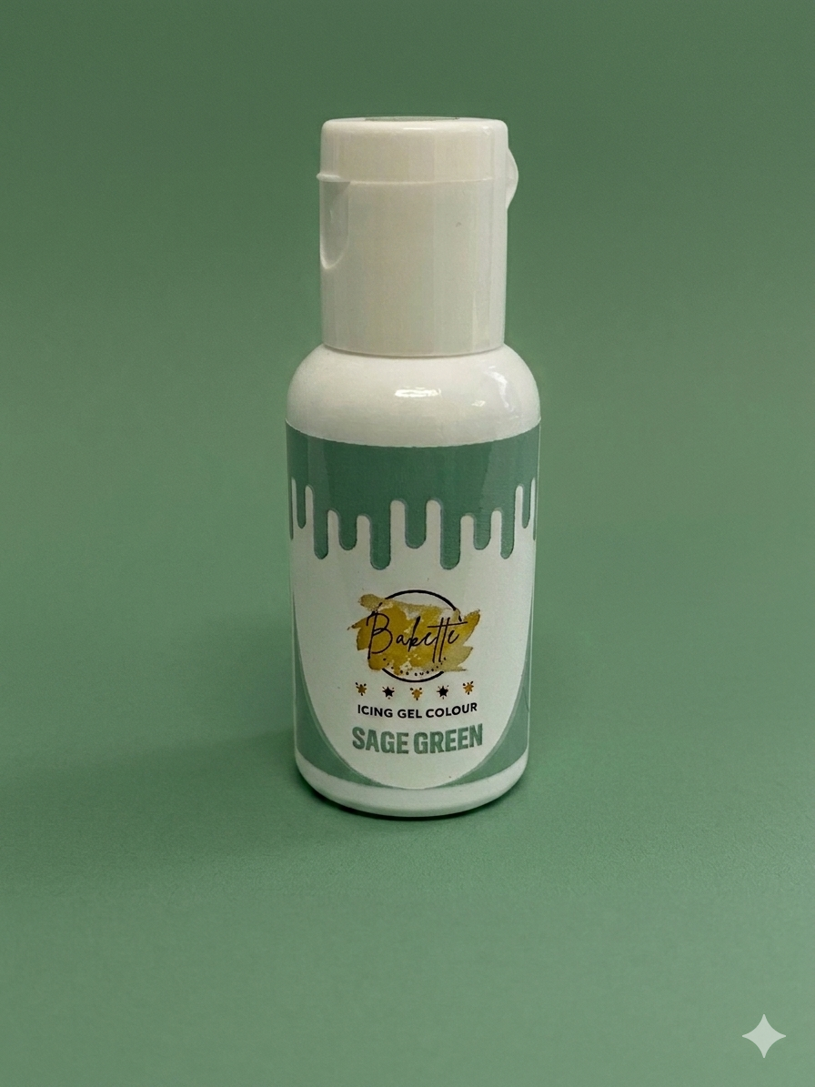 Bakette Icing Colour Gel Sage Green