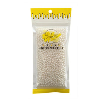 Pearly White Sugar Pearls 56g