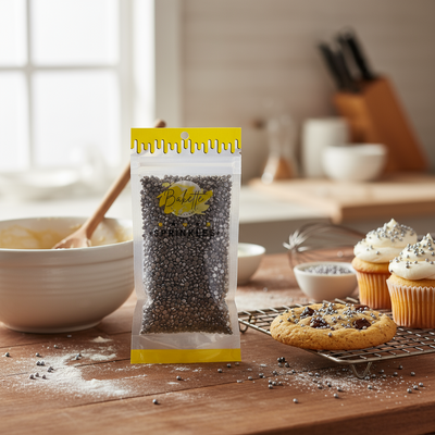 Silver Confetti Sprinkle Mix 56g