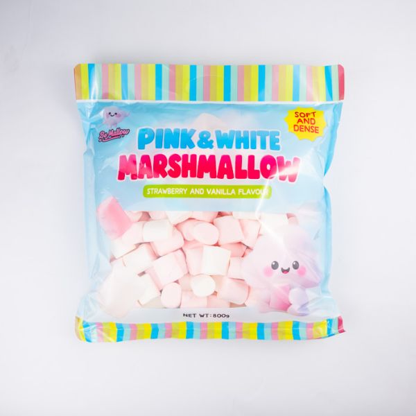 BeMallow Pink & White Marshmallow 800g