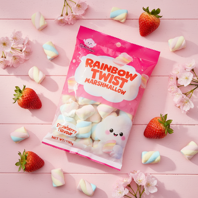 BeMallow Strawberry Twist Marshmallow 100g