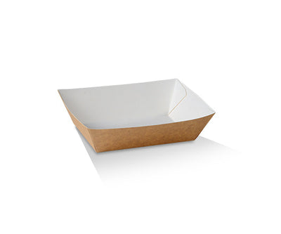 150pk Small Brown Cardboard Tray 110x75x40mm)