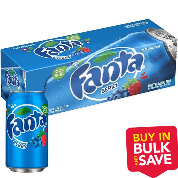 BULK 12PK Fanta Berry 355ml
