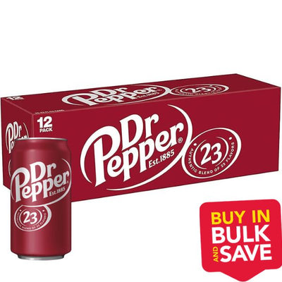 BULK 12PK USA Dr Pepper 355ml