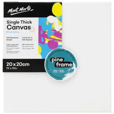 Mont Marte Discovery Single Thick Canvas 20x20cm
