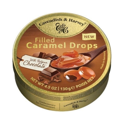 Cavendish & Harvey Belgian Chocolate Filled Caramel Drops 130g