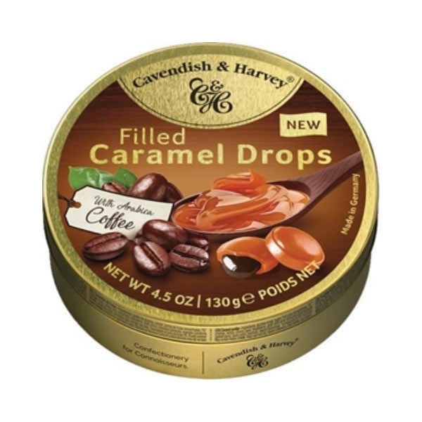 Cavendish & Harvey Arabica Coffee Filled Caramel Drops 130g