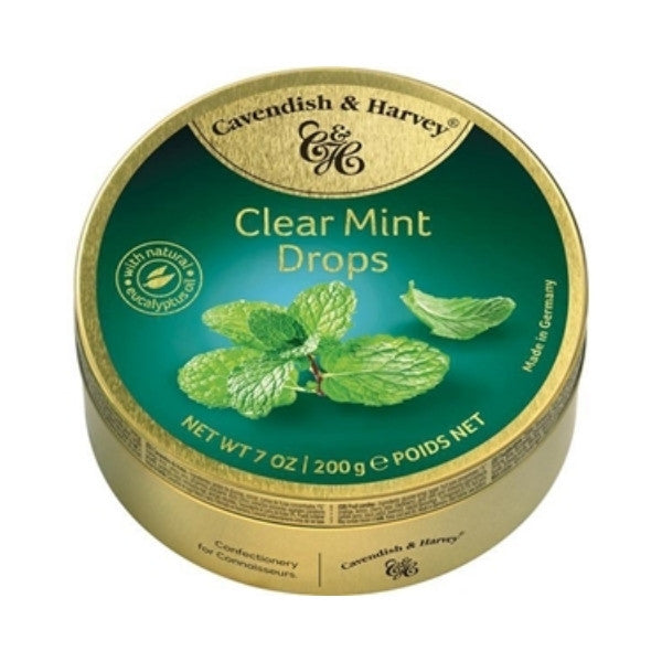 Cavendish & Harvey Clear Mint Drops 200g