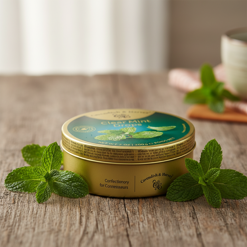 Cavendish & Harvey Clear Mint Drops 200g