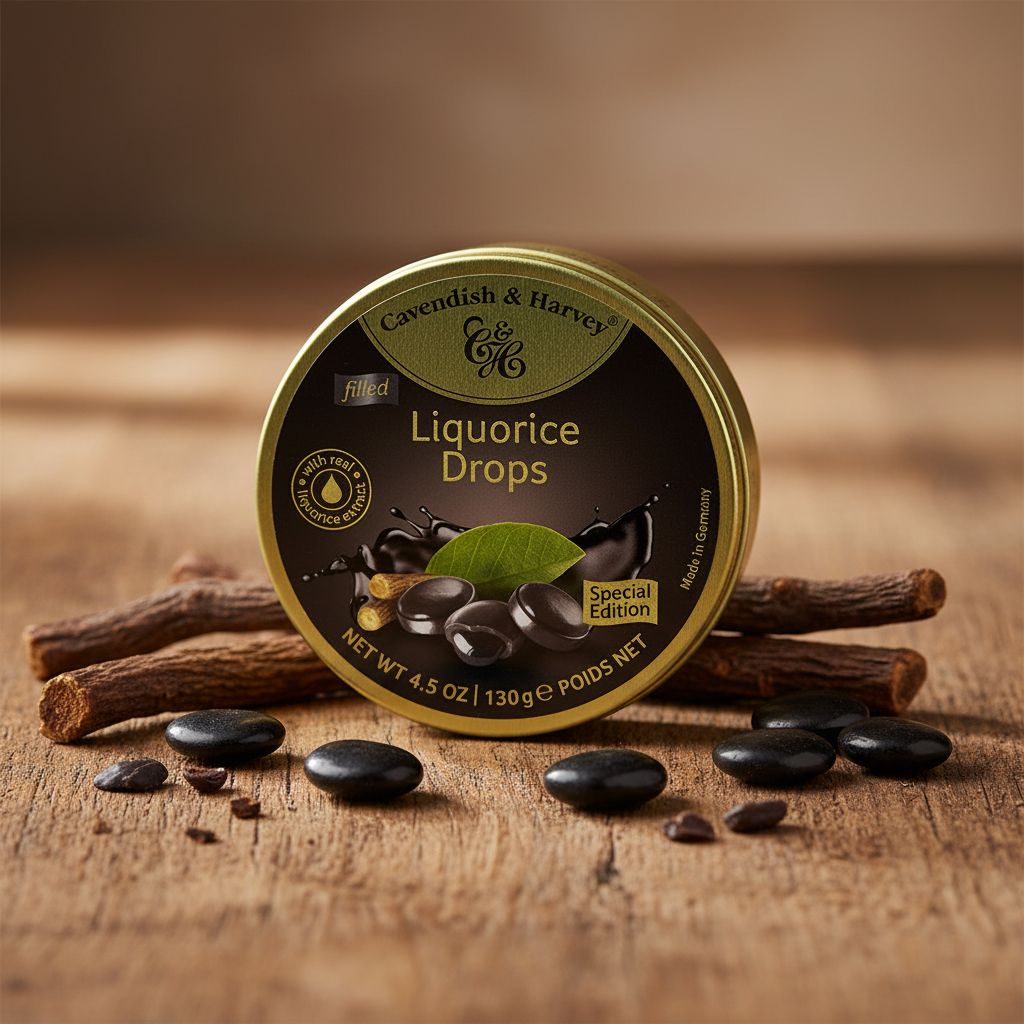 Cavendish & Harvey Liquorice Drops 130g
