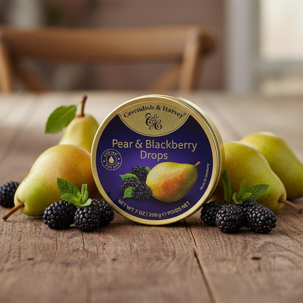 Cavendish & Harvey Pear & Blackberry Drops 200g