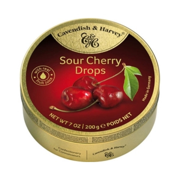 Cavendish & Harvey Sour Cherry Drops 200g