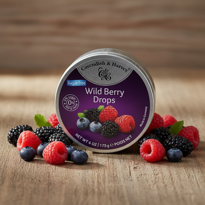 Cavendish & Harvey Sugar Free Wild Berry 175g