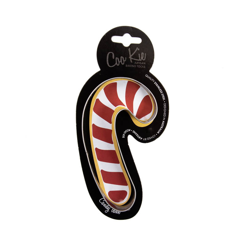 Coo Kie Candy Cane Stainless Steel Cookie Cutter