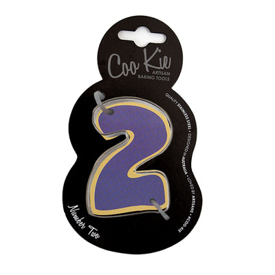 Coo Kie Number 2 Stainless Steel Cookie Cutter