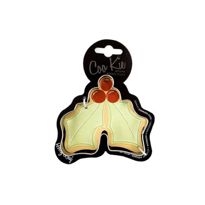 Coo Kie Holly Leaf Stainless Steel Cookie Cutter