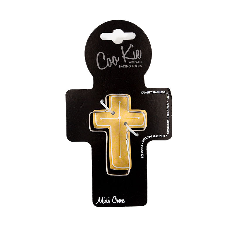 Coo Kie Mini Cross Stainless Steel Cookie Cutter