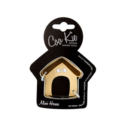 Coo Kie Mini Dog House Stainless Steel Cookie Cutter