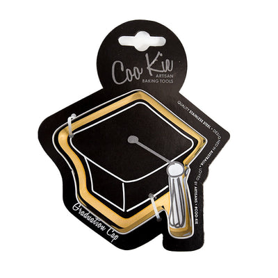 Coo Kie Graduation Cap Stainless Steel Cookie Cutter