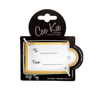 Coo Kie Gift Tag Stainless Steel Cookie Cutter