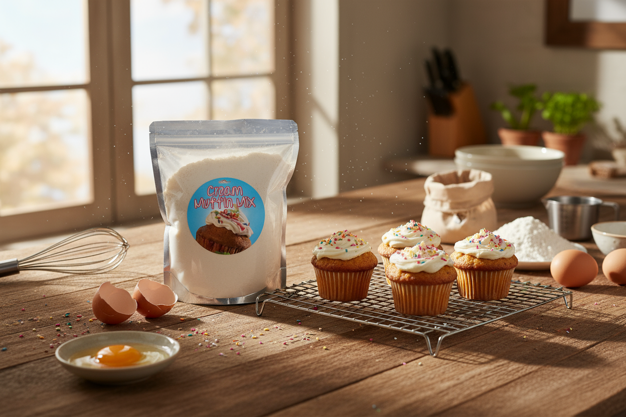 1kg Bakels Creme Muffin Cake Mix