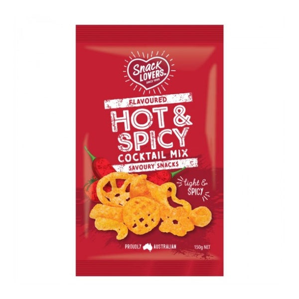 Snack Lovers Hot & Spicy Cocktail Mix 160g