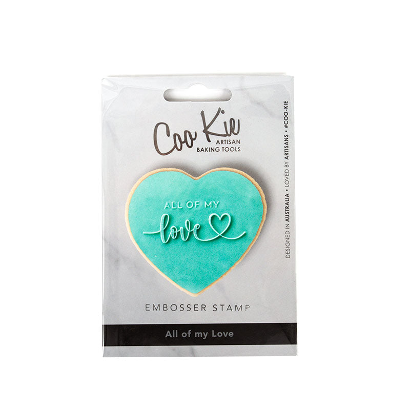 Cookie Embosser Stamp - All Of My Love
