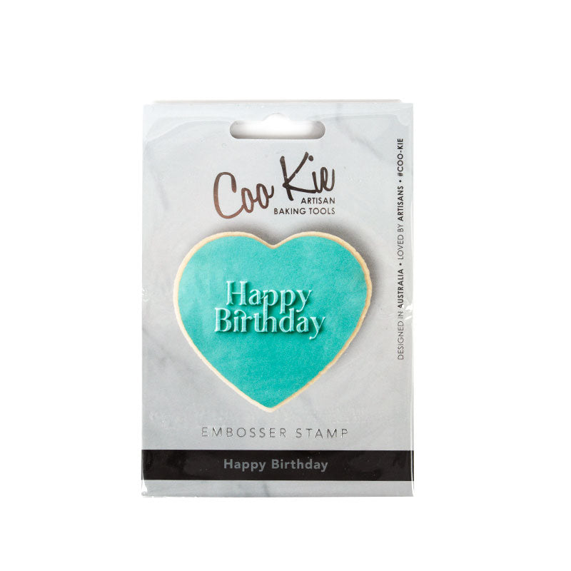 Cookie Embosser Stamp - Fun Happy Birthday