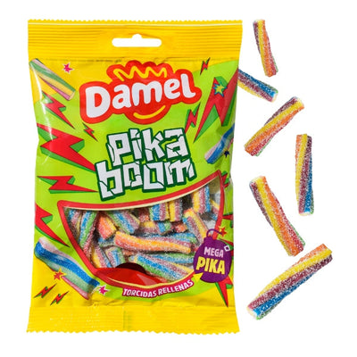 Damel Pika Boom Sour Filled Twists 135g