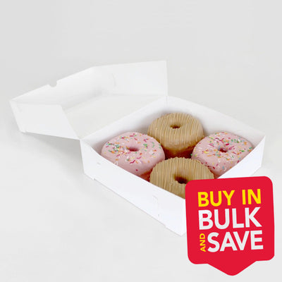BULK 100pk 4 Donut Box (8.25x8.25x2.5in)