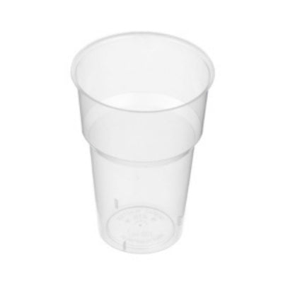50pk 320ml (12oz) Clear Heavy Duty Plastic Drinking Cups