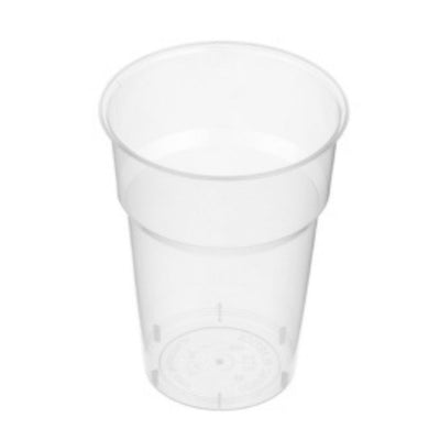 50pk 425ml (15oz) Clear Heavy Duty Plastic Drinking Cups
