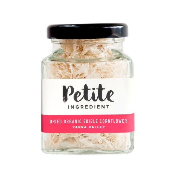 6g Dried Edible White Cornflower by Petite Ingredient