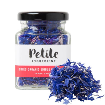 2g Dried Organic Edible Blue Cornflower by Petite Ingredient