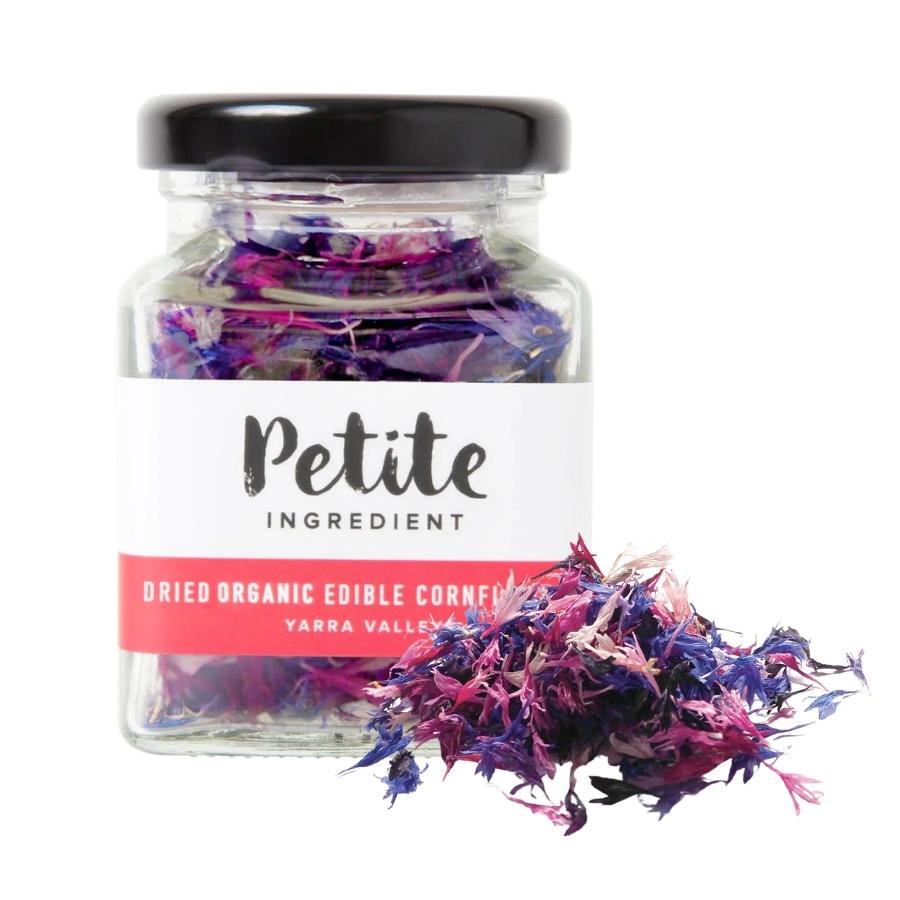 2g Dried Organic Edible Mixed Cornflower by Petite Ingredient