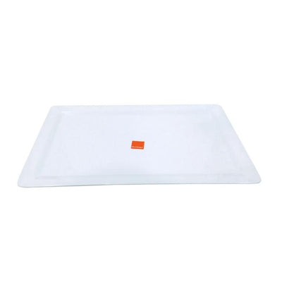 White Melamine Rectangular Platter 48x30cm