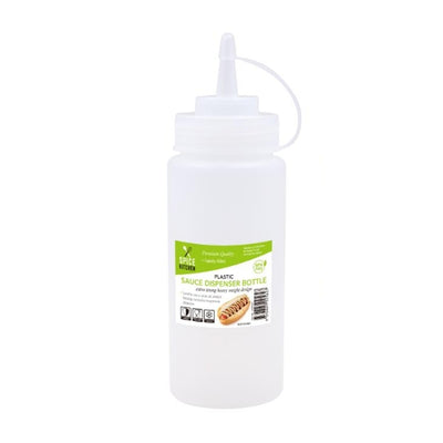 470ml Premium Frosted Clear Sauce Bottle