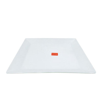 White Melamine Square Platter 40x40cm