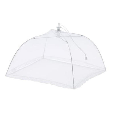 Premium White Standard Size Outdoor Food Cover (40.6x40.6x27cm)