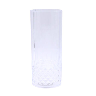 Acrylic Crystal Deco Reusable Tall Drinking Glass