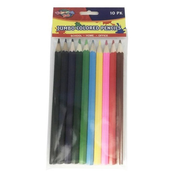 10pk Jumbo Colouring Pencils