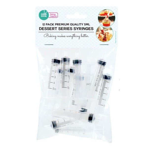12pk 5ml Dessert Syringes