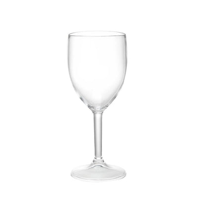 Acrylic Plain Reusable Wine Glass 300ml