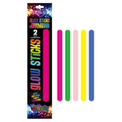 2pk Assorted Large Glow Sticks (1x20cm)