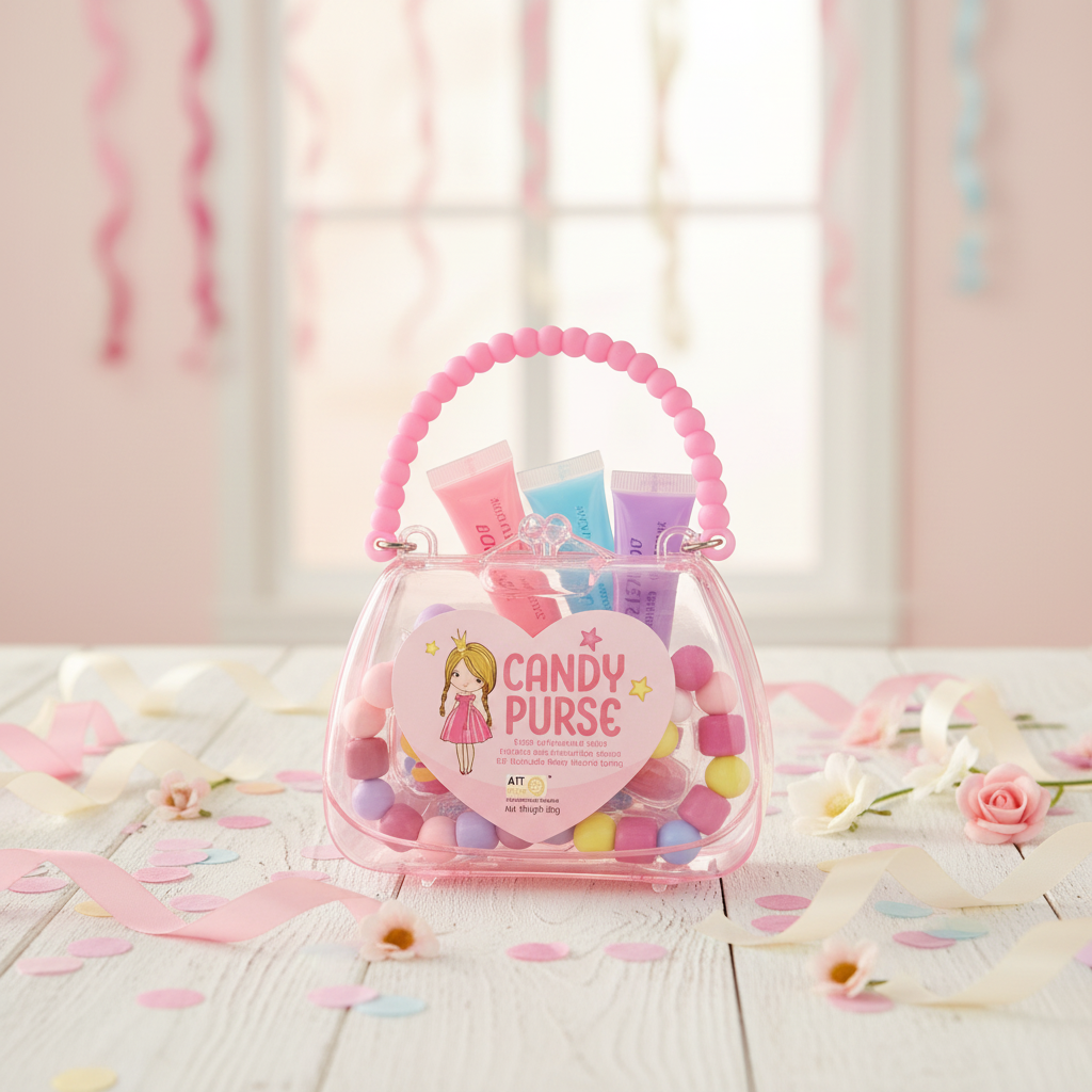 Candy Purse with Candy, Lipgloss and Bracelet 25g