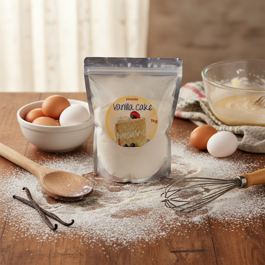 Bakels Eggless Premium Vanilla Cake Mix 1kg