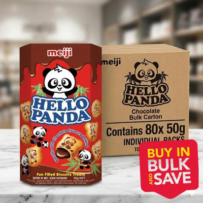 BULK 80pk Meiji Hello Panda Chocolate 42g
