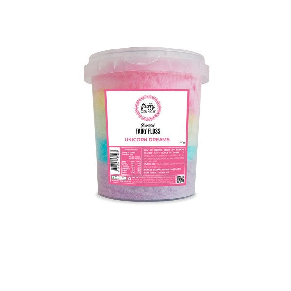 Fluffy Crunch Unicorn Dreams Fairy Floss 50g