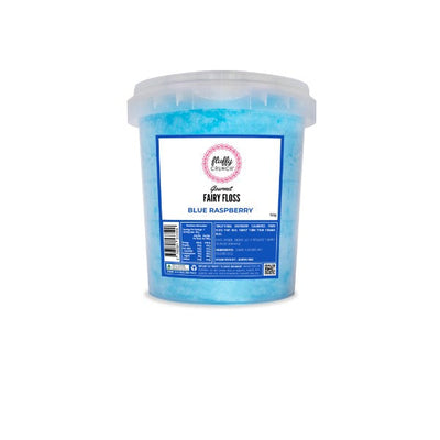 Fluffy Crunch Blue Raspberry Fairy Floss 50g